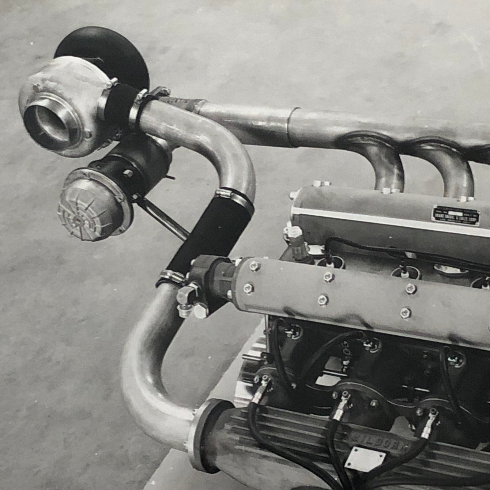 Indy Indianapolis 500 Racing Photo Photograph Offenhauser Garrett Turbocharger
