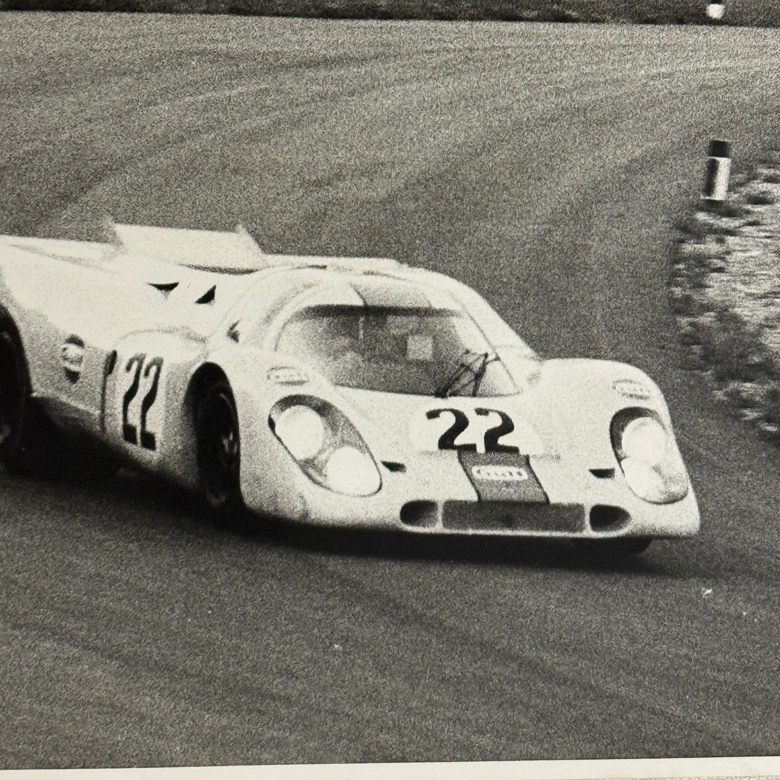 Vintage Porsche 917 Racing Photo Photograph Foto Hruby