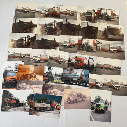 HUGE Vintage Truck and Construction Equipment Photo Lot 1980s Germany 300 Images