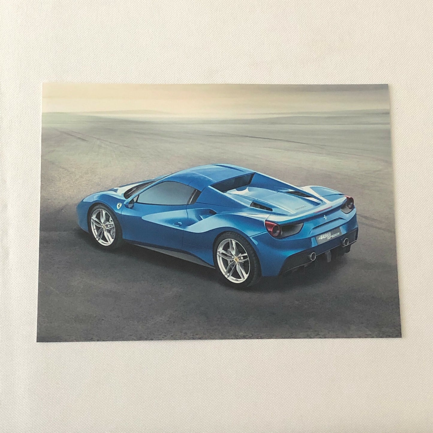 Ferrari 488 Spider Convertible Car Factory Photo Lot of 6 