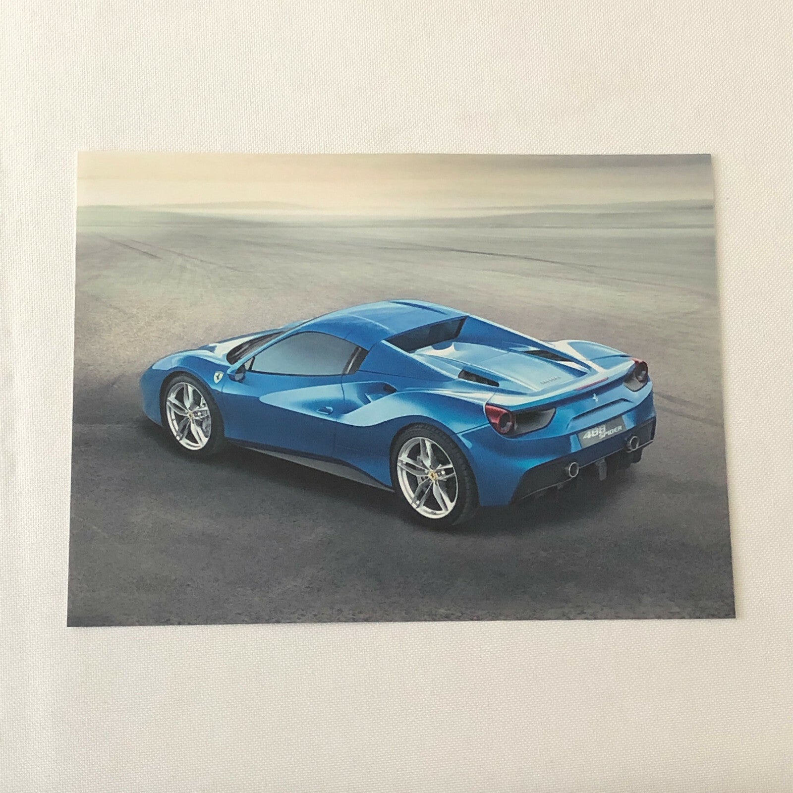 Ferrari 488 Spider Convertible Car Factory Photo Lot of 6 