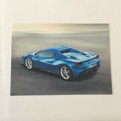 Ferrari 488 Spider Convertible Car Factory Photo Lot of 6 