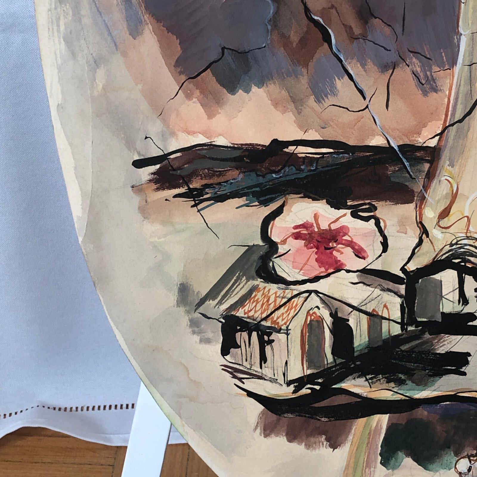 Vintage Painting Art Artwork Artist Arthur E Sudler Flowers Still Life