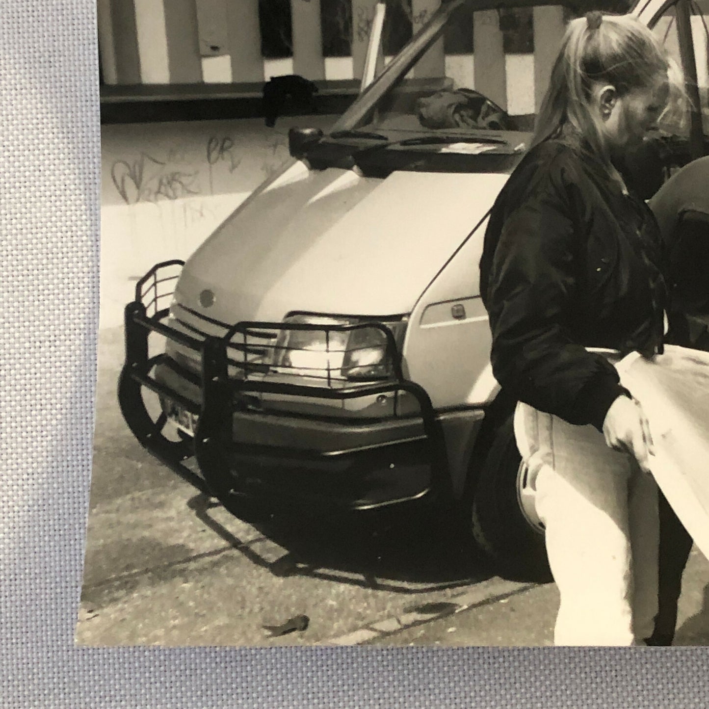 Ford Transit Van Press Photo Photograph Print - Model Amanda Masters Photo Shoot