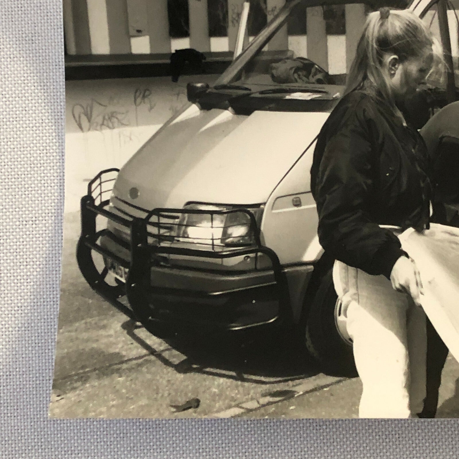 Ford Transit Van Press Photo Photograph Print - Model Amanda Masters Photo Shoot
