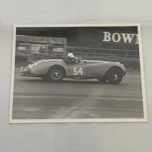 Vintage Racing Photo Jaguar XK120 XK 120 Car 1964 Motorsport Print Guy Griffiths