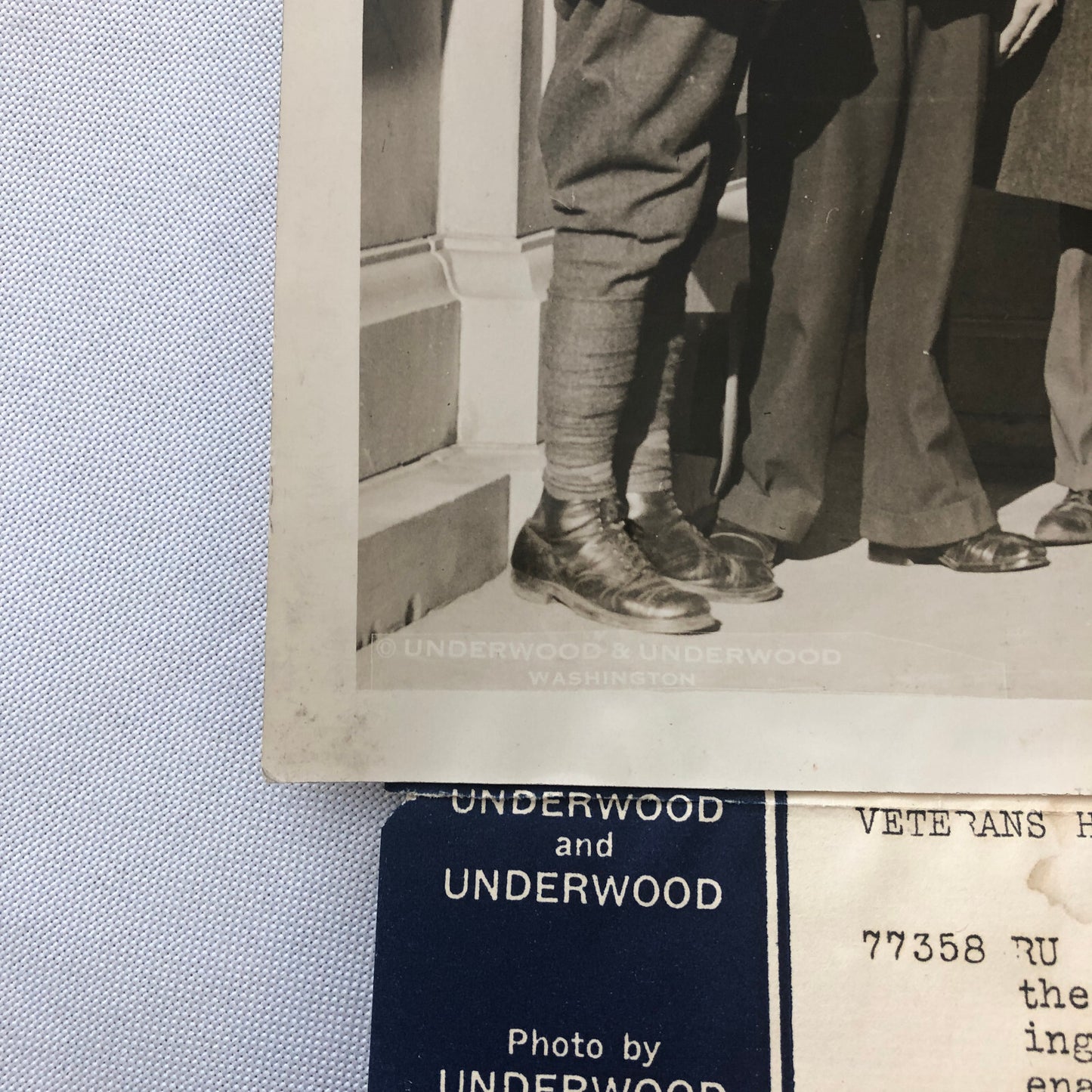 Press Photo Photograph Veterans Lobby Congress For Bonus Pay 1932 Washington