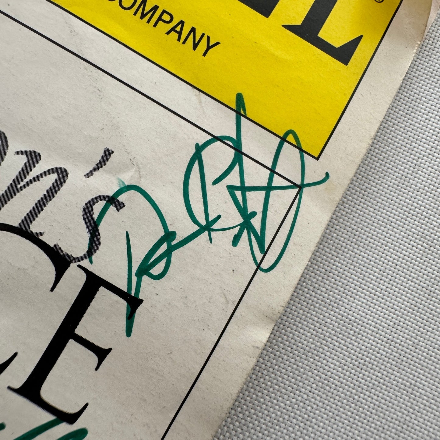 Hobson's Choice Cast Signed Theater Playbill Autographed Signature 2002
