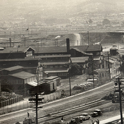 Vintage Cars on California Highway Photo Photograph Print Associated Press