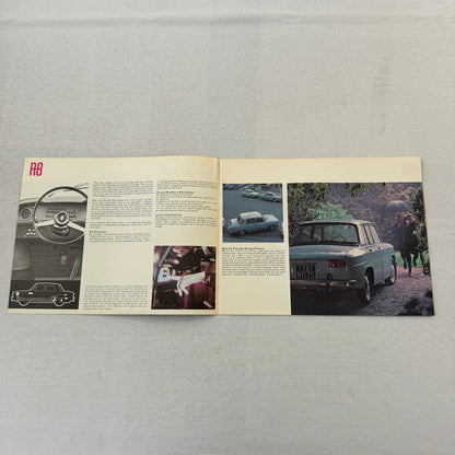 Renault R8 Car Sales Brochure Catalog Vintage Advertising Canadian 1100 Deluxe +