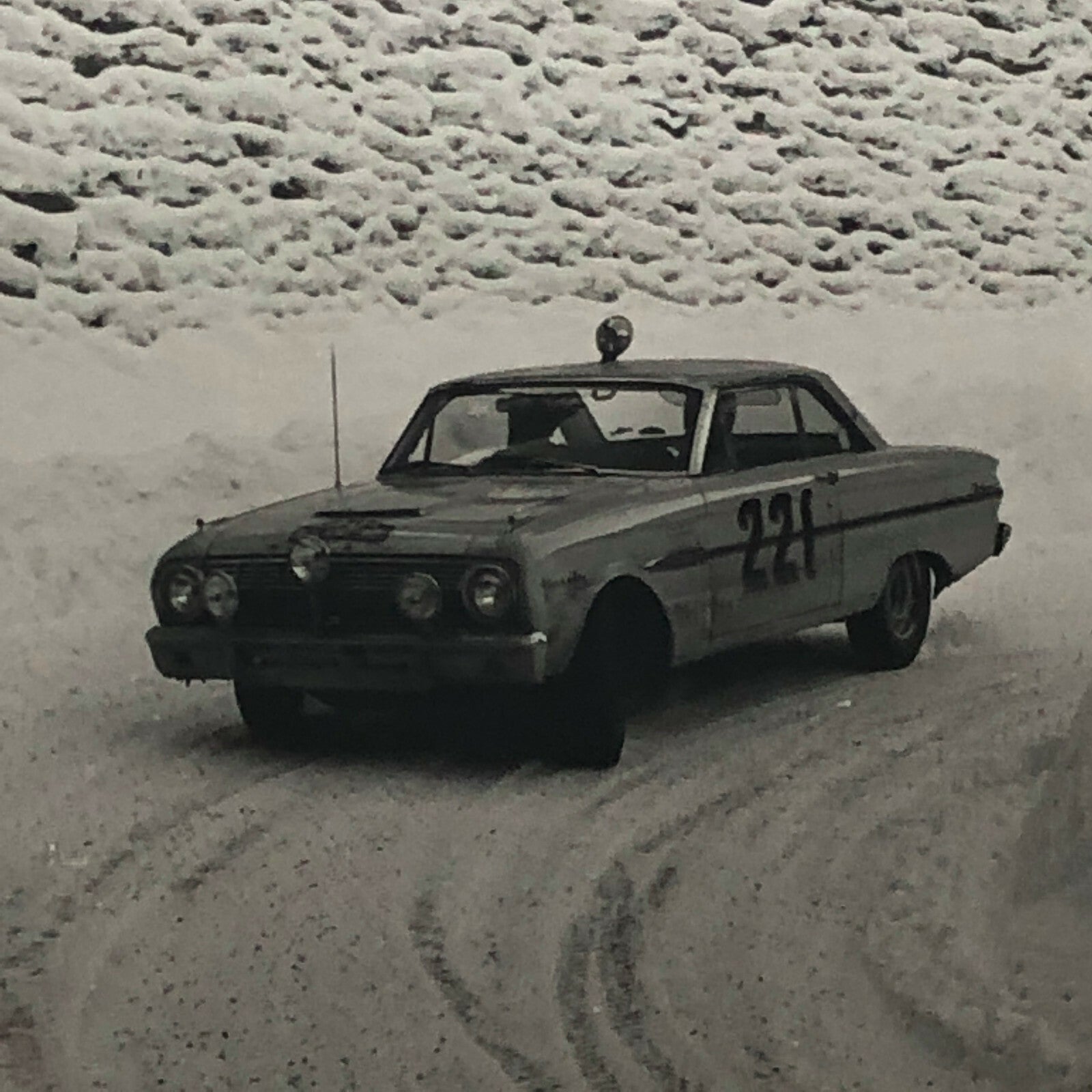 Vintage Ford Falcon Rally Car Photo Photograph 