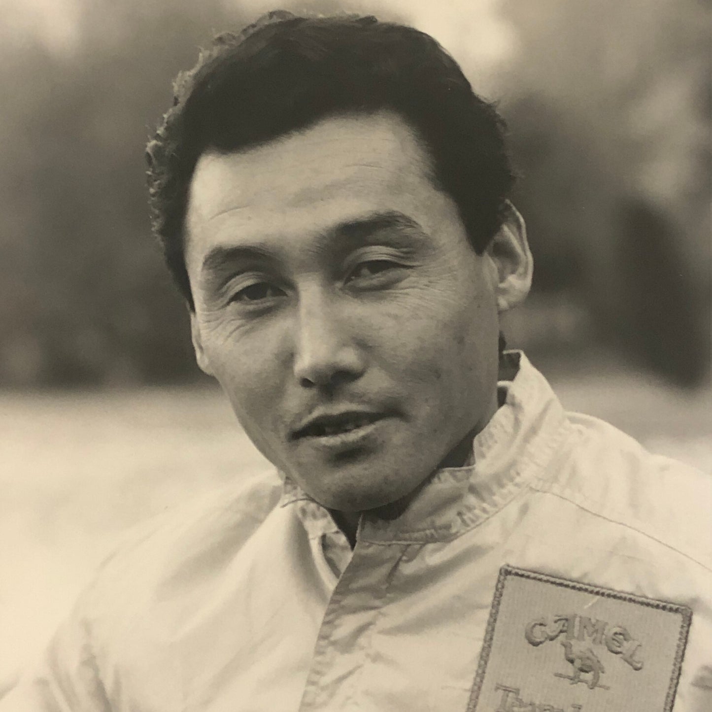 Satoru Nakajima Camel Team Lotus Honda Racing Driver Press Photo Photograph