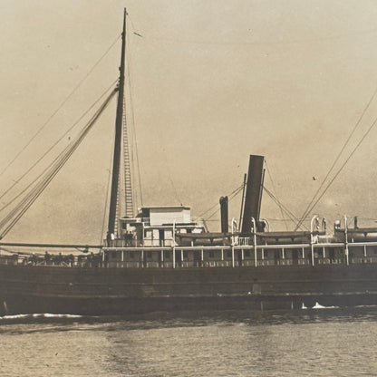 Vintage Ship Boat Photo Photograph Print Santa Clara Waters Company Photo