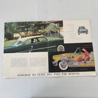 1953 Lincoln Capri and Cosmopolitan Car Sales Brochure Catalog Vintage