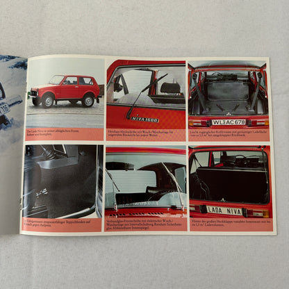 Lada Niva Car Sales Brochure Catalog Niva UT Niva E Niva 5000 C 5000C GERMAN