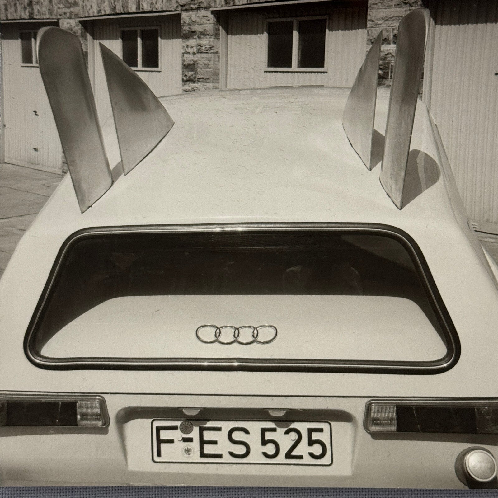 Vintage Audi Aerodynamic Concept Car Photo Photograph Print Lot 2x