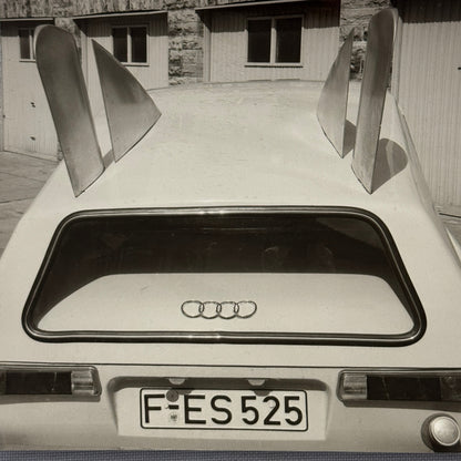 Vintage Audi Aerodynamic Concept Car Photo Photograph Print Lot 2x