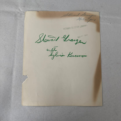 Andrew Granger Slyvia Koscina Actor Actress Movie Still Photo Photograph
