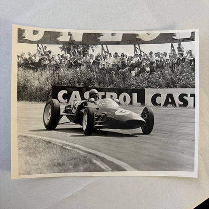Peter Arundell Vintage Racing Photo Photograph Autocar Brands Hatch 1961