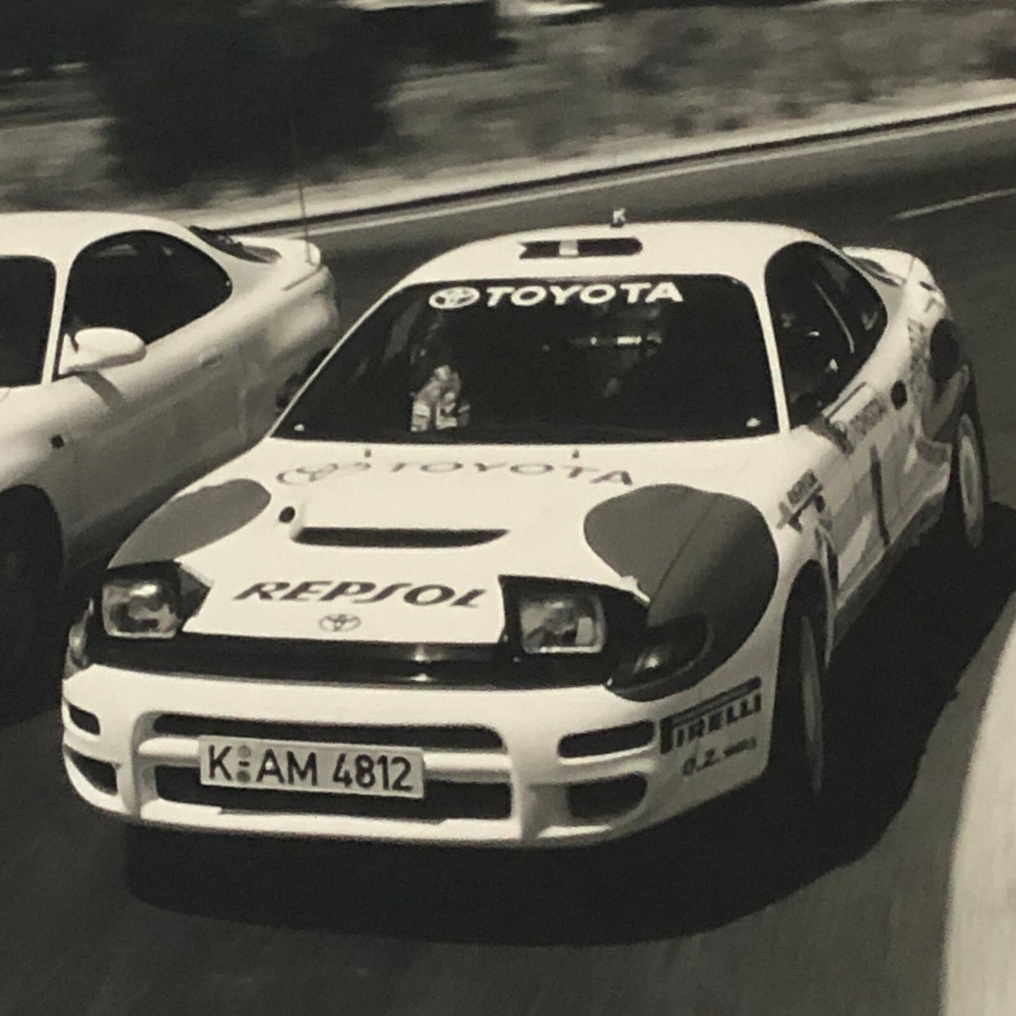 1991 Toyota Celica Carlos Sainz Limited Edition Factory Press Photo Photograph