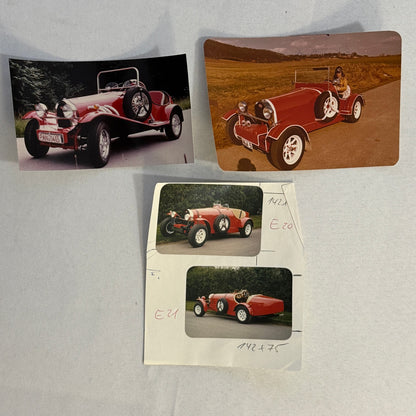 Bugatti Kit Car Replica Volkswagen VW Based Photo Photograph Print Lot 4 Vintage