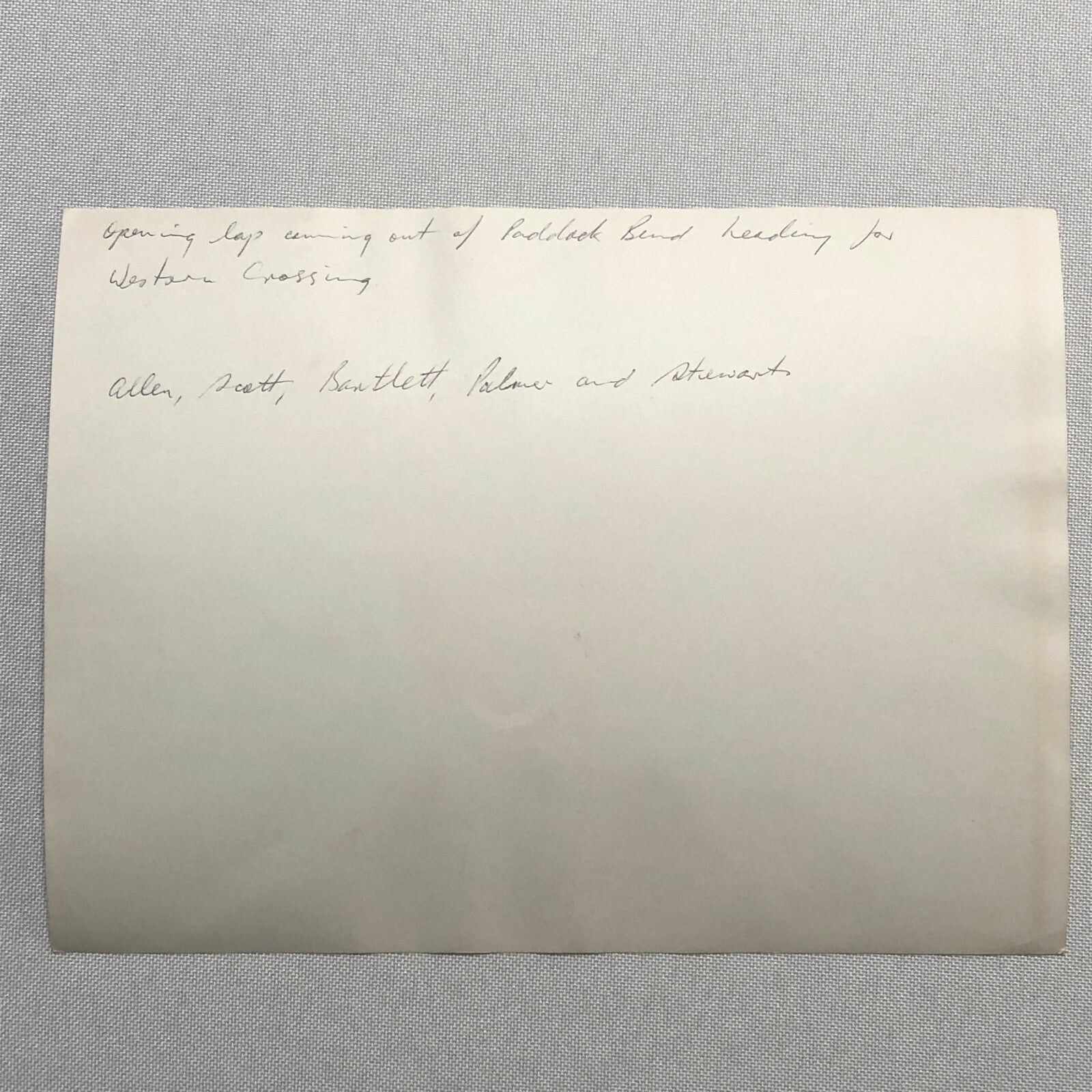 Vintage Car Racing Photo Photograph Print - Allen Scott Bartlett Palmer Stewart 