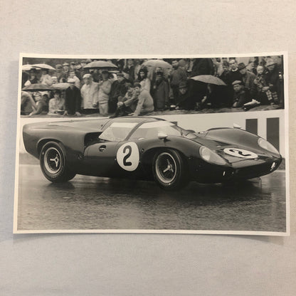 Vintage Racing Car Photo Photograph Print Car Number 2