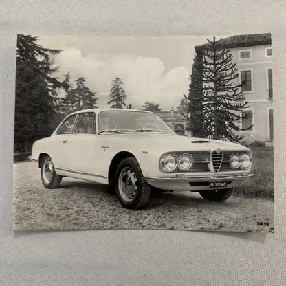 Alfa Romeo 2000 Sprint Car Photo Photograph Print VIntage