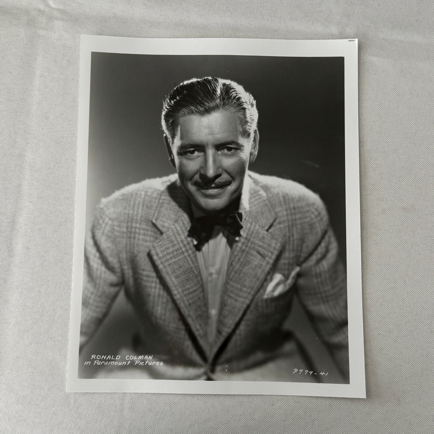 Vintage Movie Film Press Photo Photograph Ronald Colman Paramount Pictures