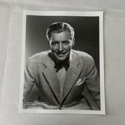 Vintage Movie Film Press Photo Photograph Ronald Colman Paramount Pictures