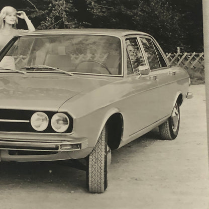 Audi 100 GL Factory Press Photo Photograph Audi 100GL
