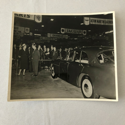Vintage Bristol Car Earls Court Motor Show Photo Photograph Princesss Margaret