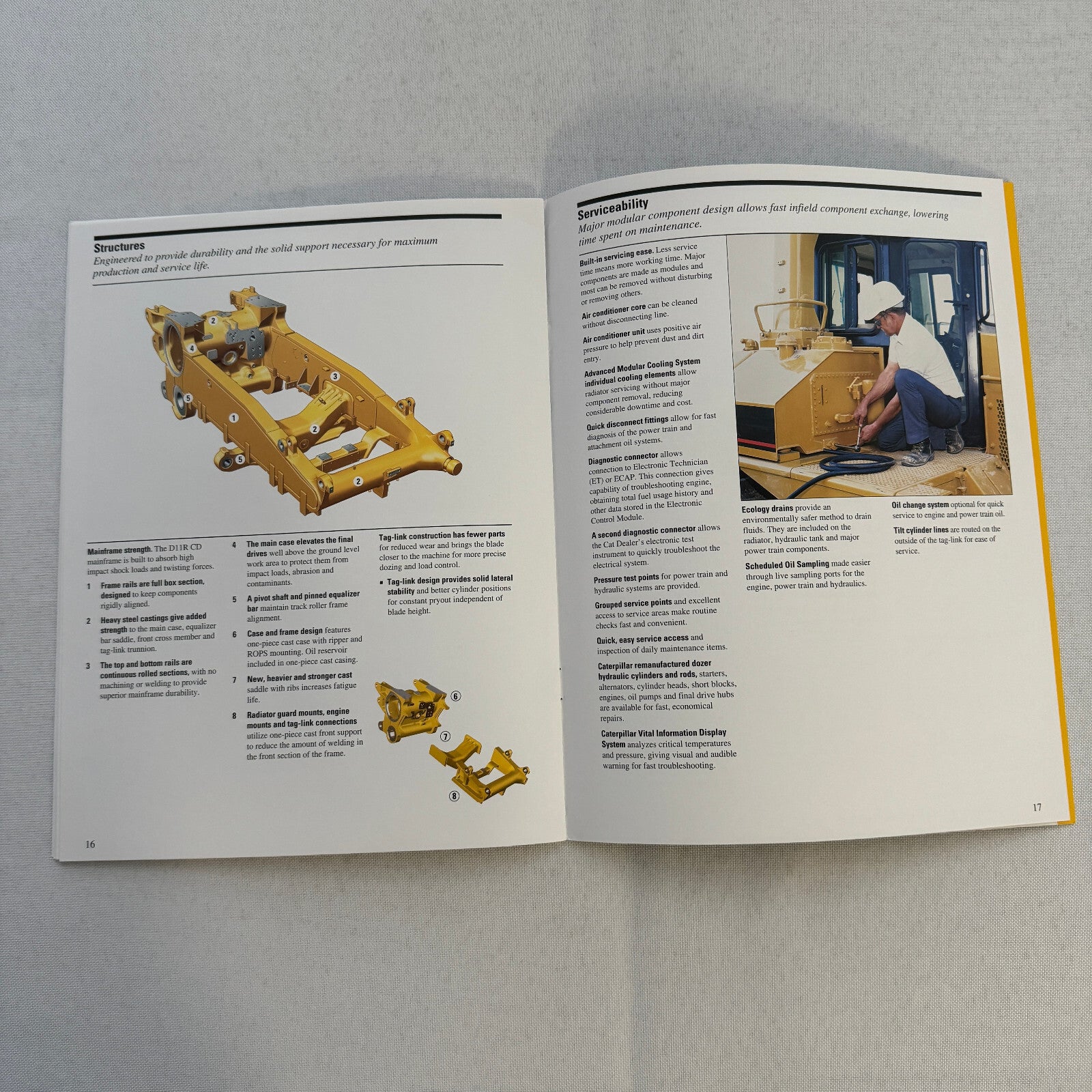 Caterpillar Cat D11R CD Carrydozer Tractor Construction Equipment Brochure