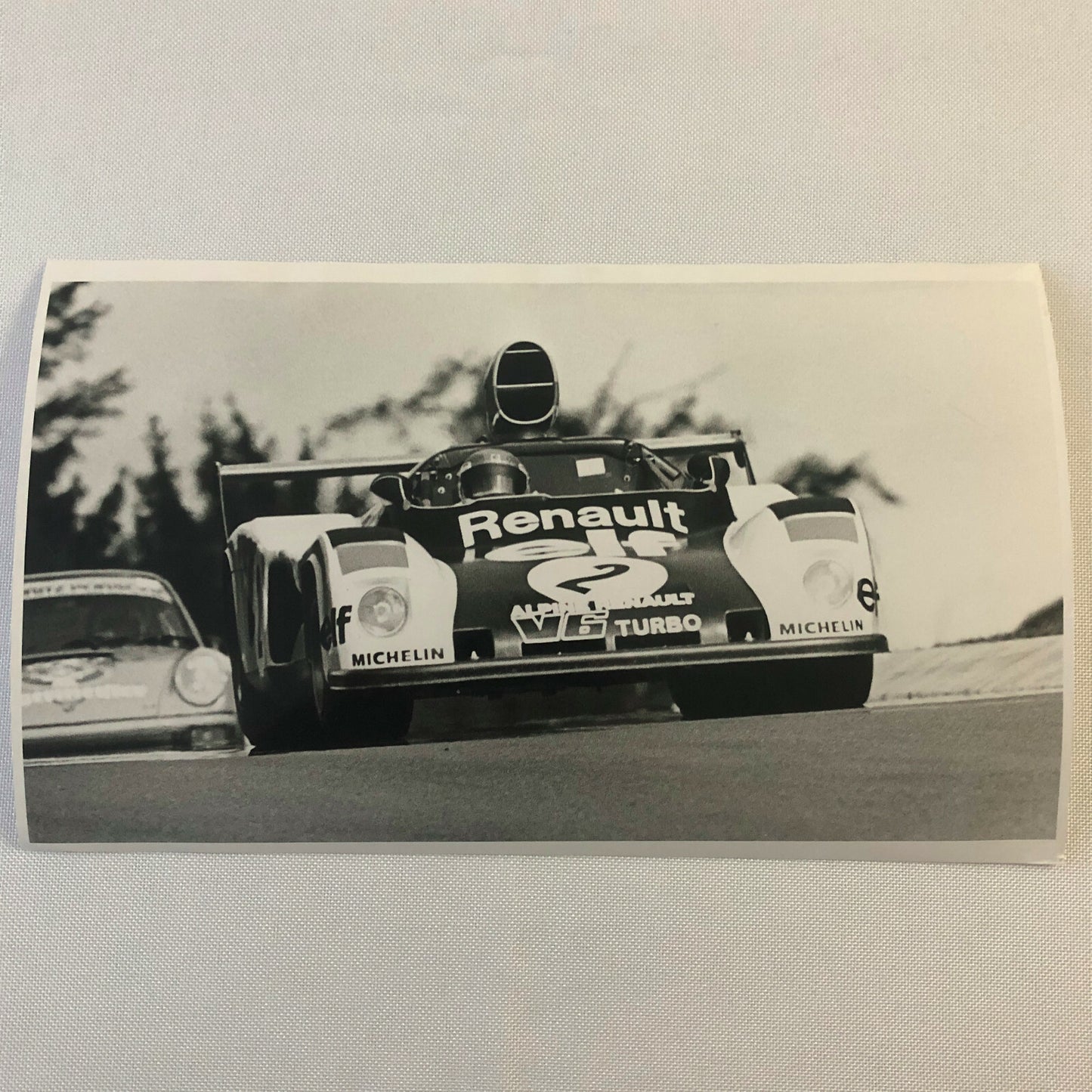 Vintage Racing Photo Photograph 1976 300KM Nurburgring Renault Alpine A442 Turbo