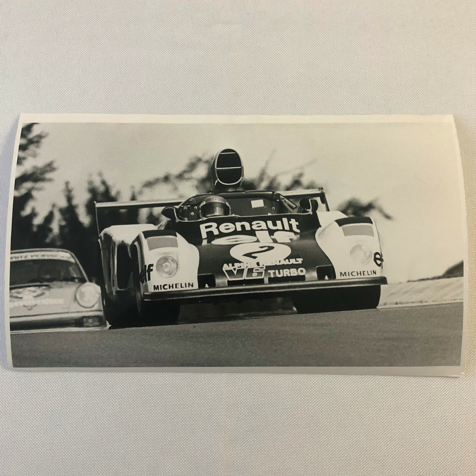 Vintage Racing Photo Photograph 1976 300KM Nurburgring Renault Alpine A442 Turbo