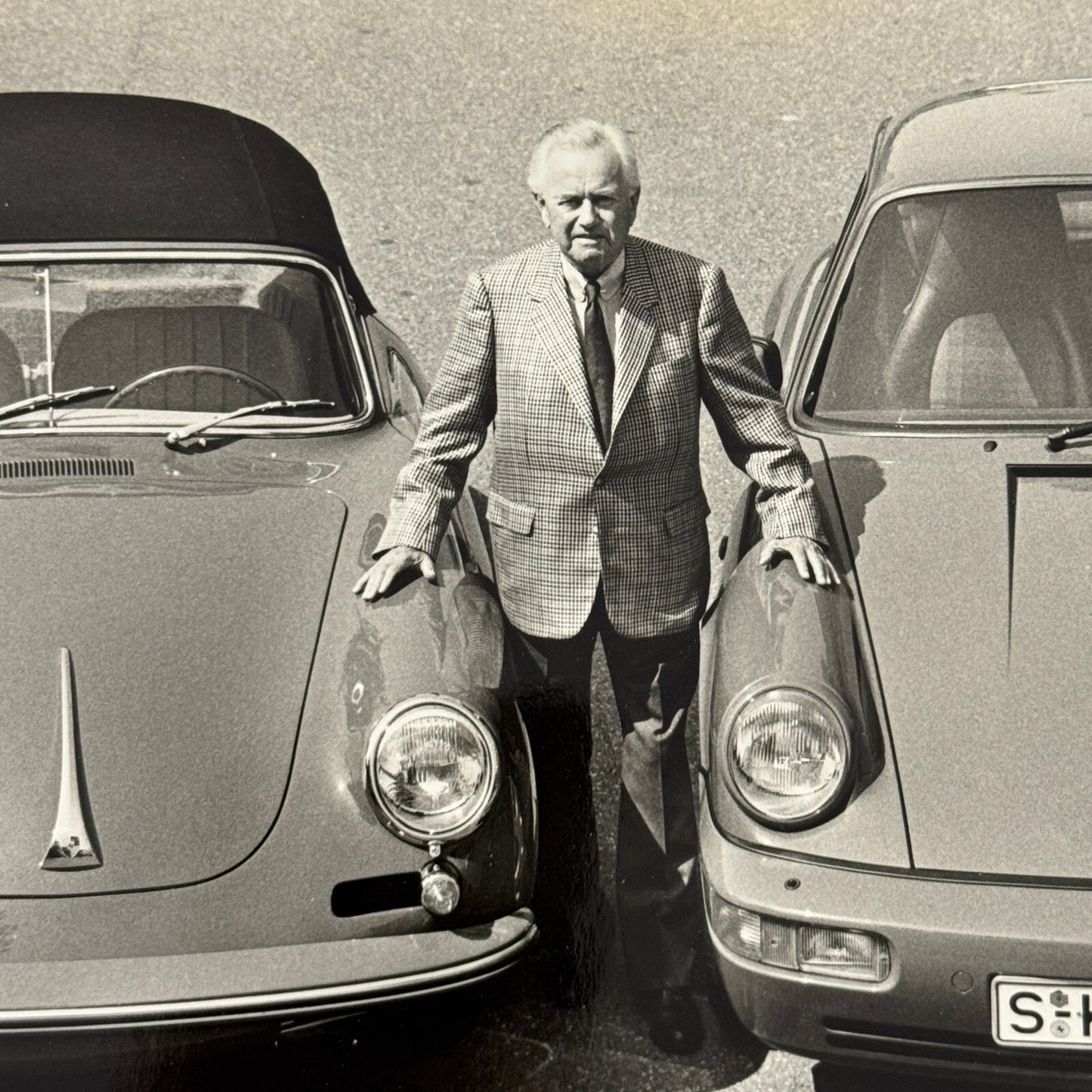 Porsche Factory Press Photo Photograph Porsche 911 356 Dr Ferdinand Porsche