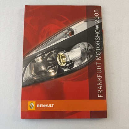 2005 Renault Car Press Kit Clio Sport Concept Egeus Twingo Scenic Megane GERMAN