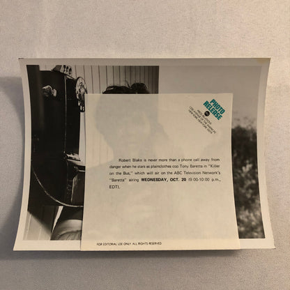 Vintage Television TV Show Press Photo Photograph Robert Blake as Tony Baretta