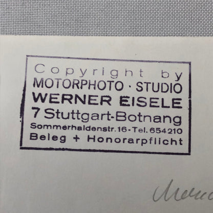 Vintage Racing Photo Photograph Richard Attwood 1968 Monaco Grand Prix BRM Car