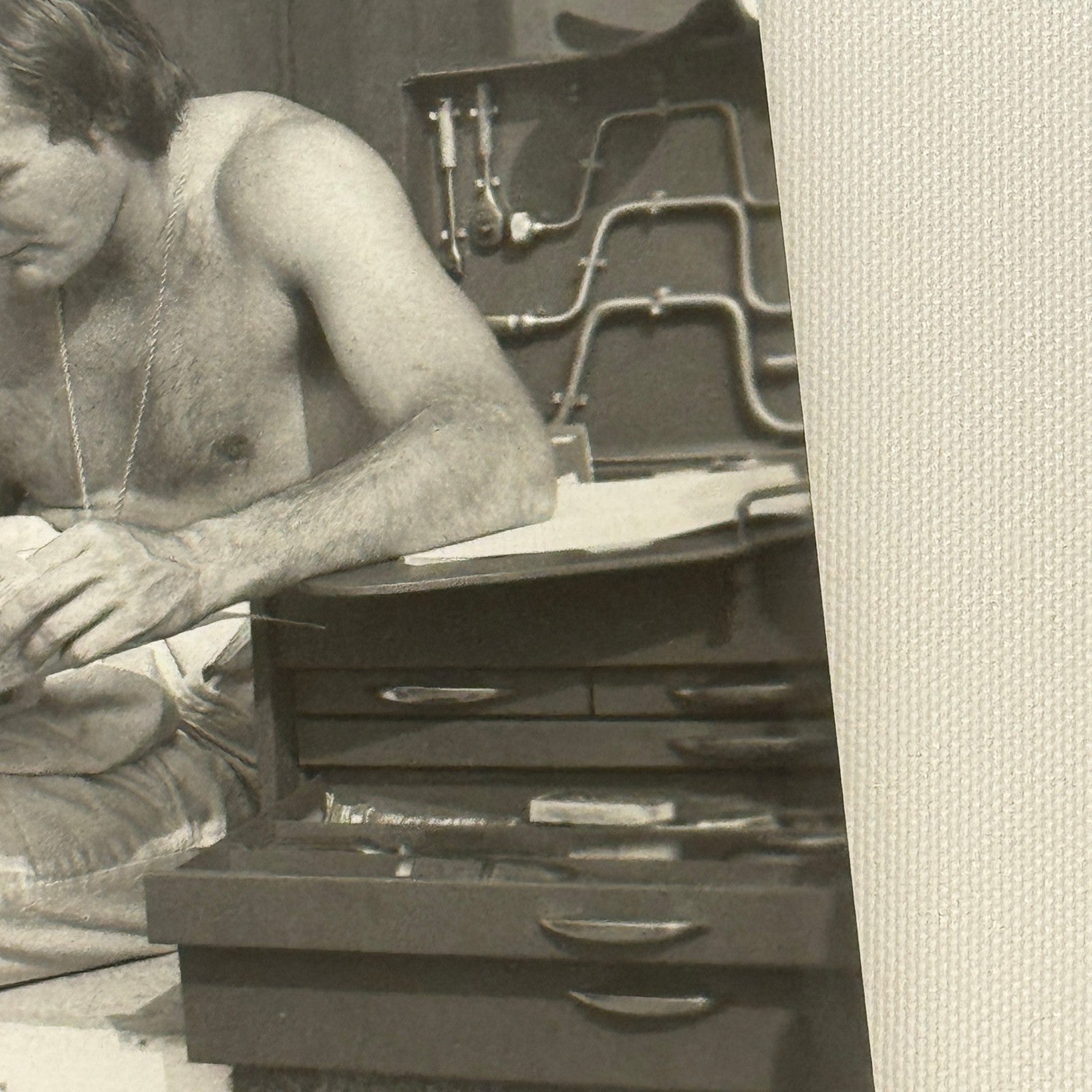 Vintage Racing Photo 1972 Italian Grand Prix Race Mike Hailwood Pat Surtees