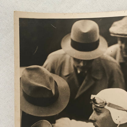 Press Photo Photograph Hans Stuck Racing Speed Record Avus Berlin 1934 LNA Photo