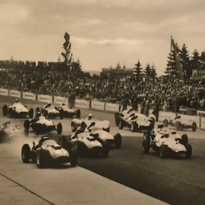 Vintage Car Racing Photo Postcard Post Card Photograph Nurburgring