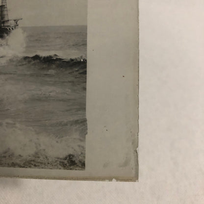 Antique Glass Plate Lantern Slide USS Memphis Navy Ship Boat 1916 Tennessee