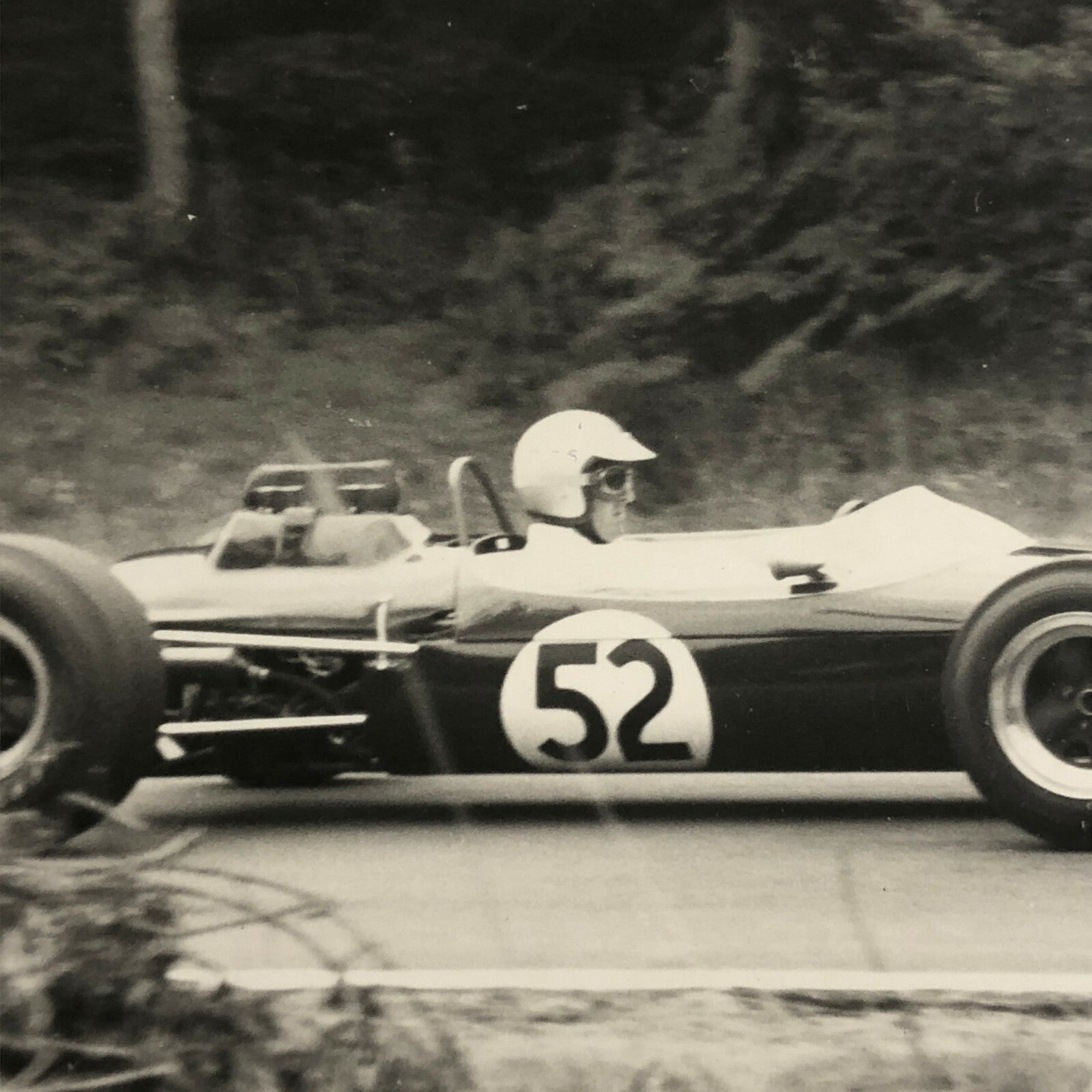 Vintage Racing Photo Photograph Print Denny Hulme Repco Brabham Ford Car