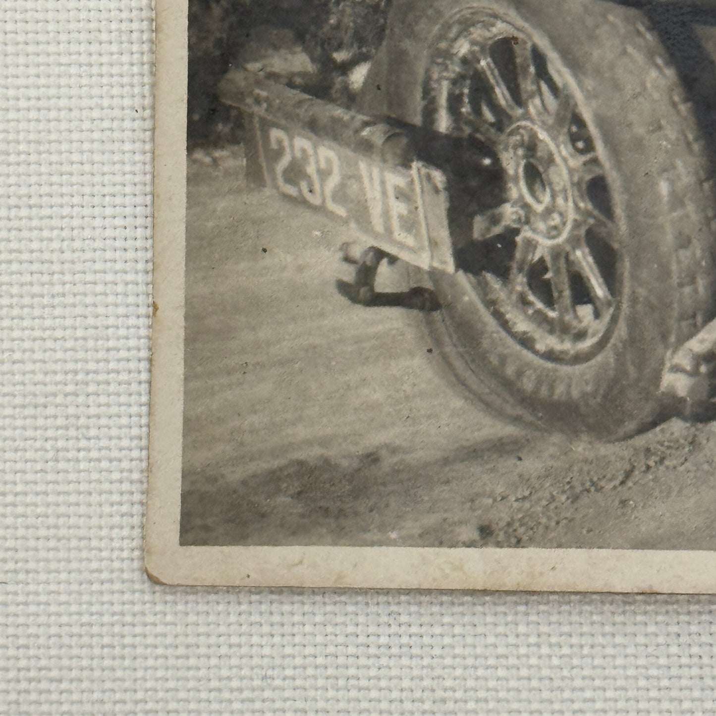 Antique Car Automobile People Italian Real Photo Postcard RPPC Photograph