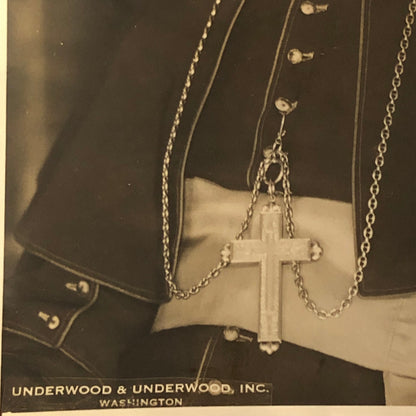Press Photo Photograph Cardinal John Bonzano Pope Euchristic Congress 1926