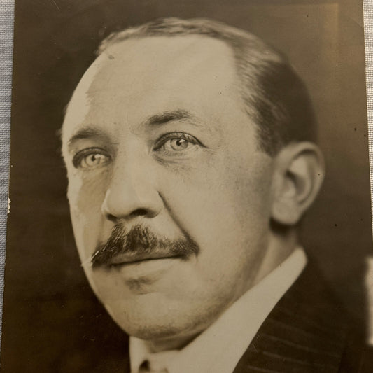 1922 Press Photo Photograph Belgian Embassy Secretary Portrait Egbert Graeffe