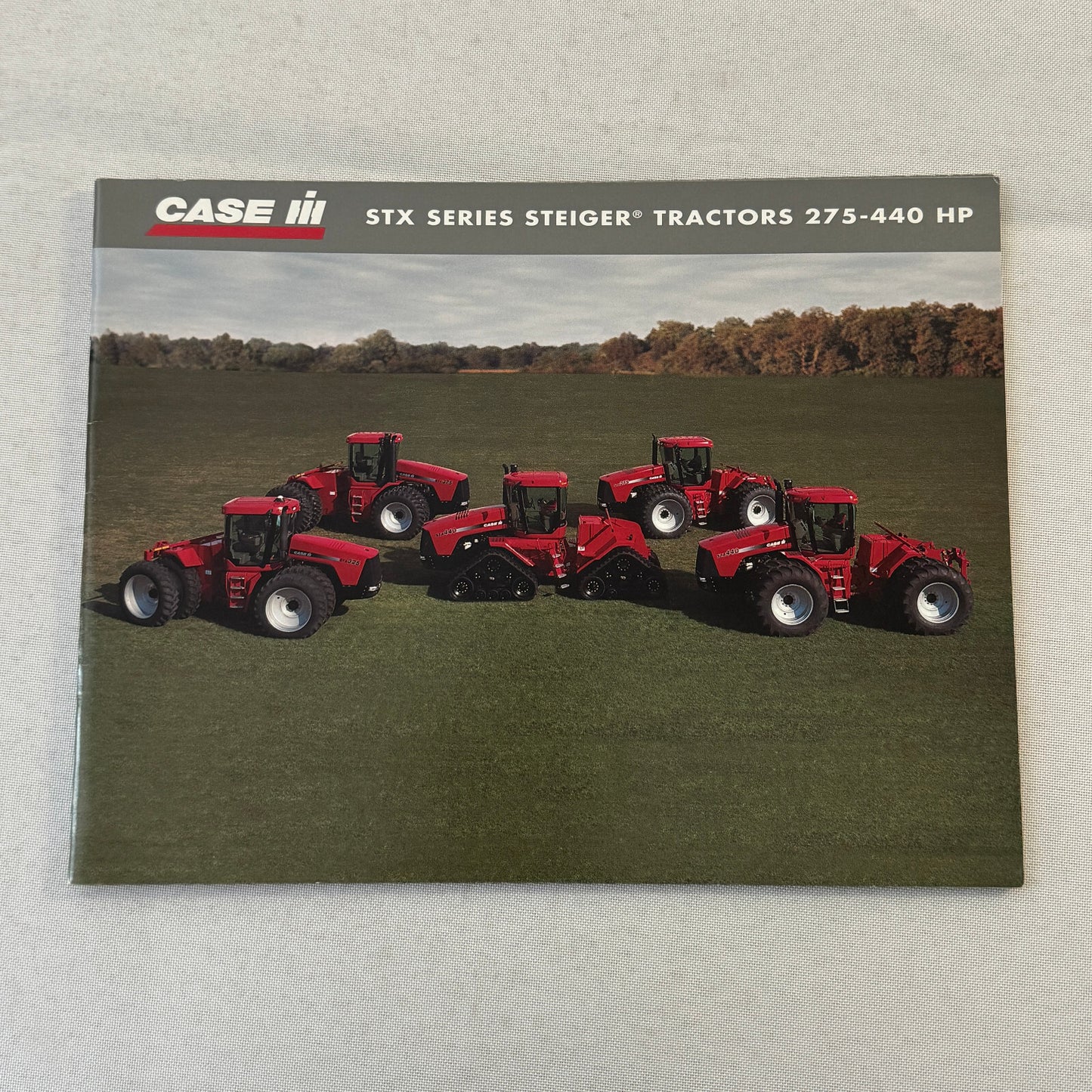 Case STX Series Steiger Tractor Sales Brochure Catalog Advertising 275 to 440 HP