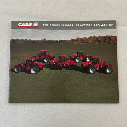 Case STX Series Steiger Tractor Sales Brochure Catalog Advertising 275 to 440 HP