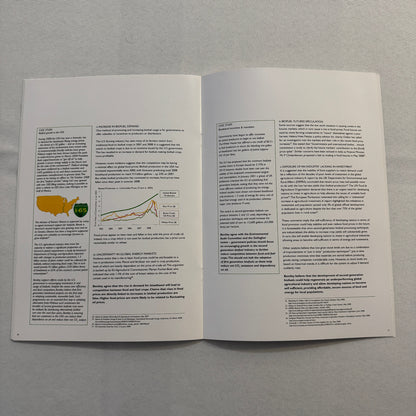 Bentley and the Future of Bio Fuels Car Sales Brochure Catalog Advertising 2009